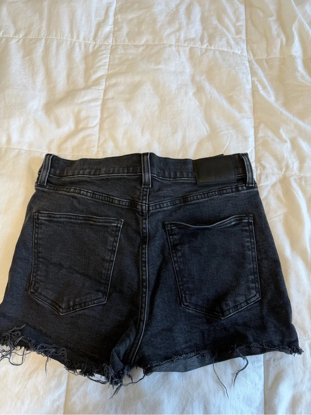 Aritzia Denim Forum high-Rise Black Denim Women’s Shorts